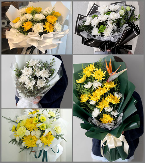 湖南湘潭雨湖区长城乡白事花束代送